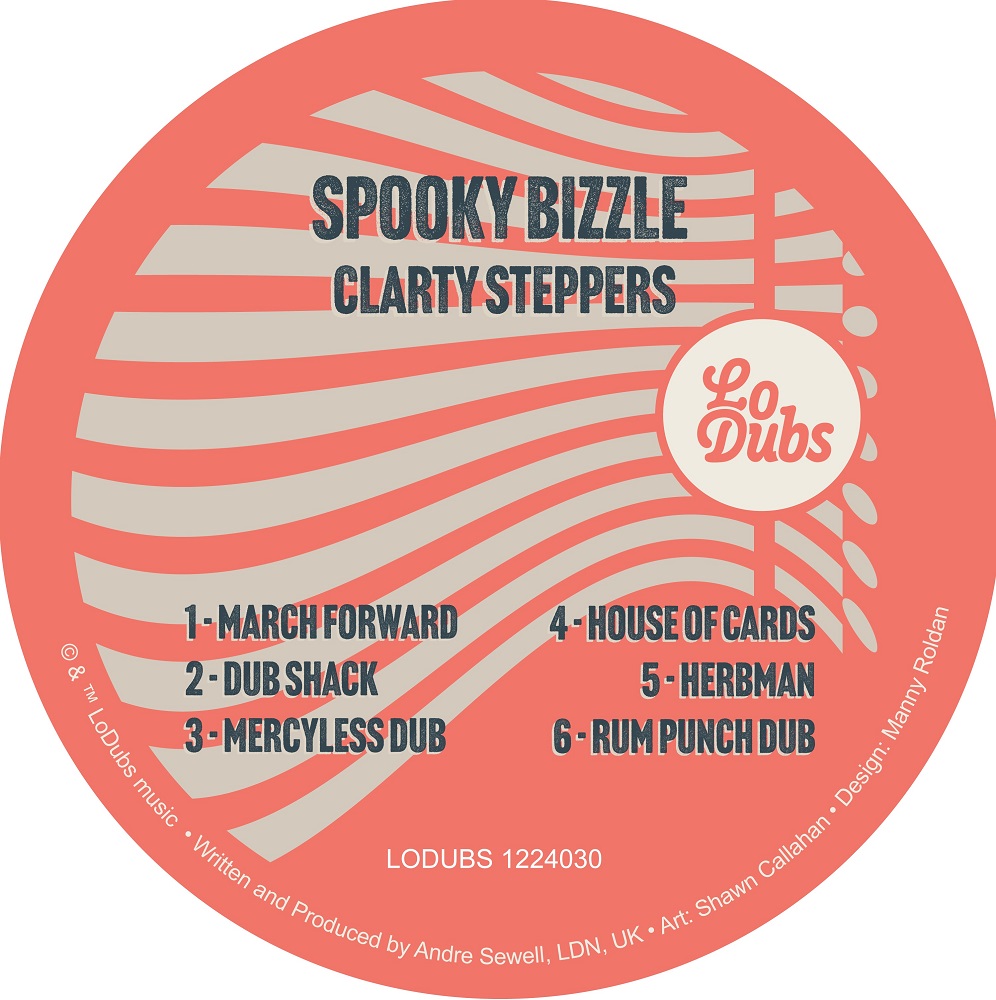 Spooky Bizzle/CLARTY STEPPERS 12"