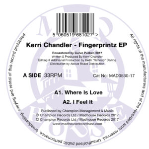 Kerri Chandler/FINGERPRINTZ EP 12