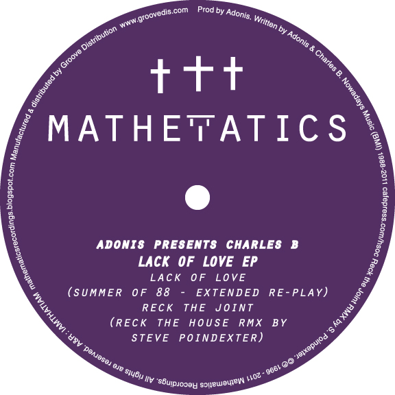 Adonis & Charles B/LACK OF LOVE 12