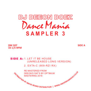 DJ Deeon/DOEZ DANCE MANIA SAMPLER 3 12