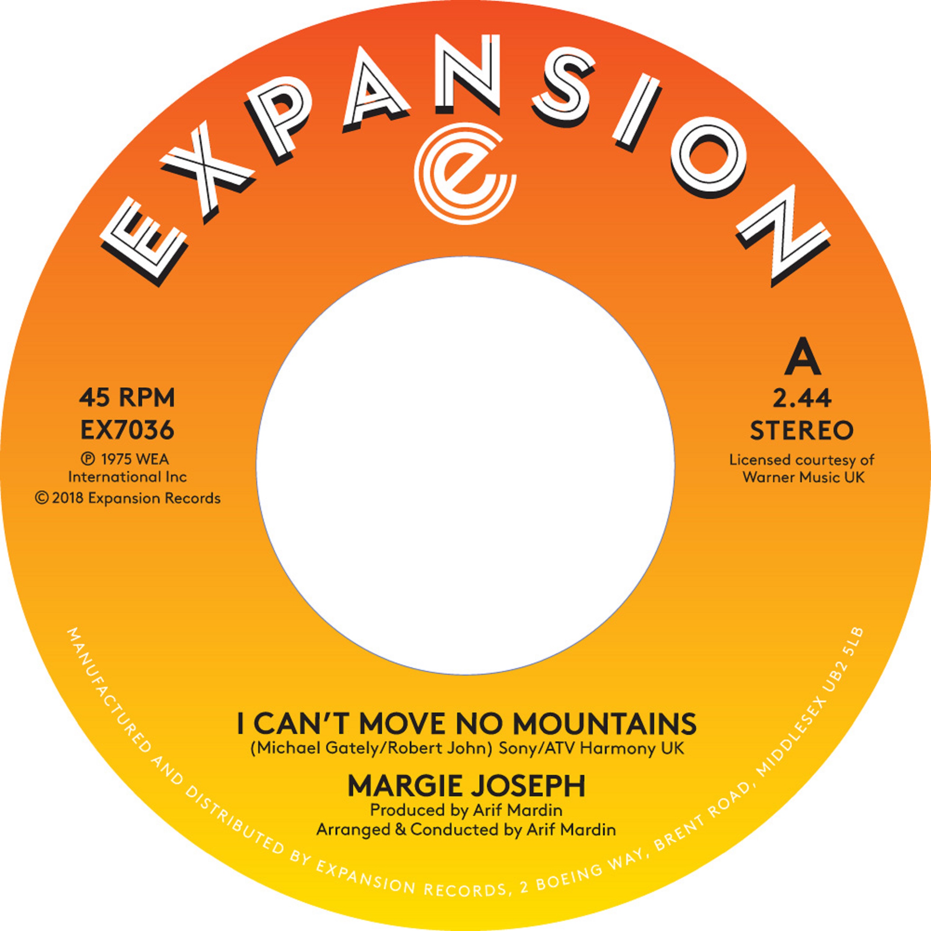 Margie Joseph/I CANT MOVE NO MOUNTAIN 7