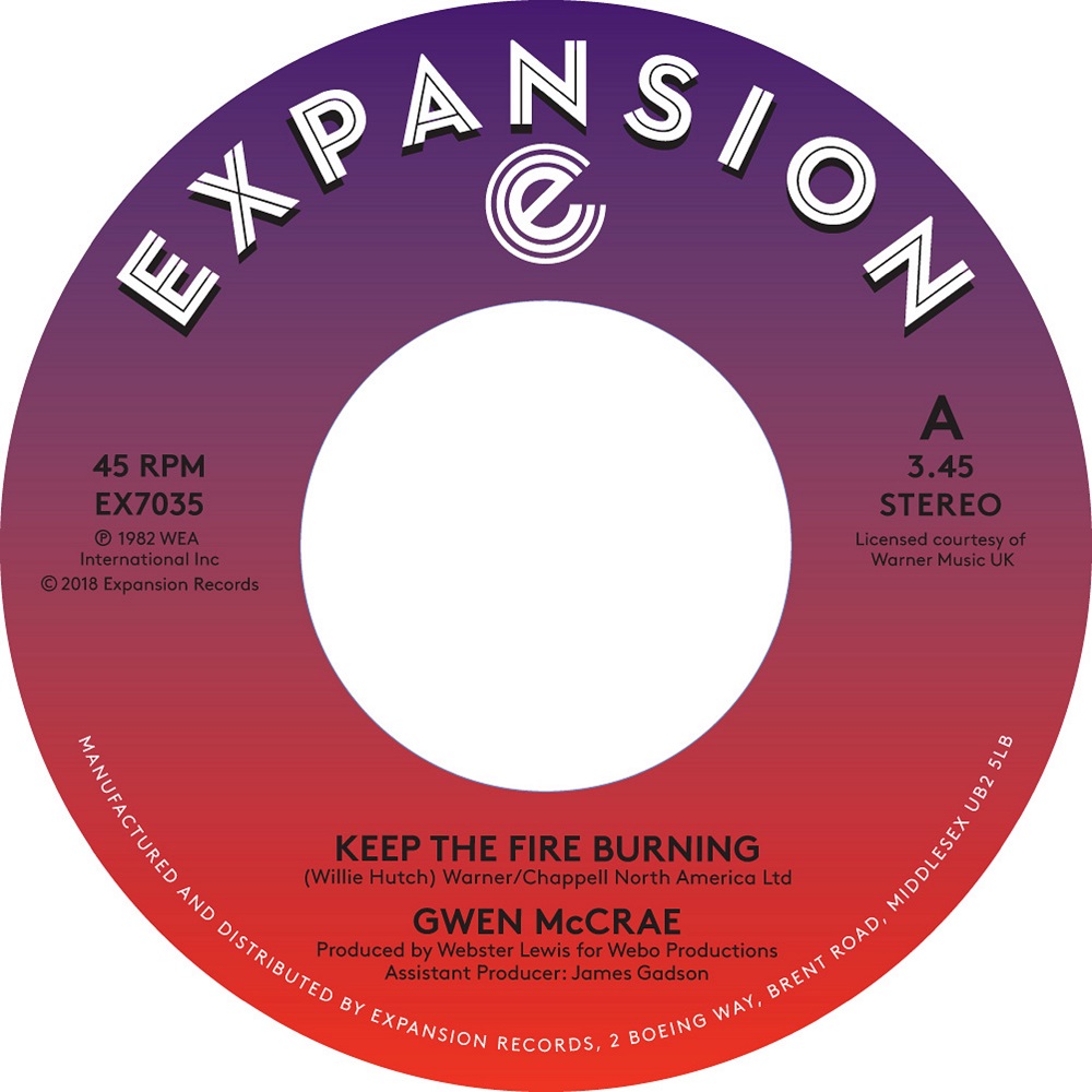 Gwen McCrae/KEEP THE FIRE BURNING 7