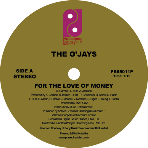 O'Jays/FOR THE LOVE OF MONEY 12