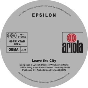 Epsilon/LEAVE THE CITY 12