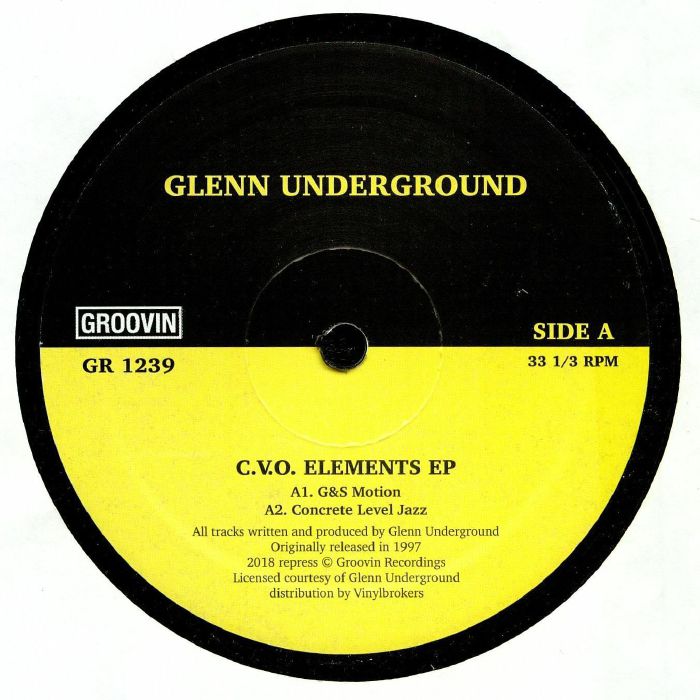 Glenn Underground/C.V.O. ELEMENTS EP 12