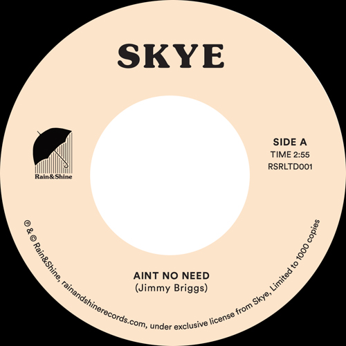 Skye/AIN'T NO NEED 7