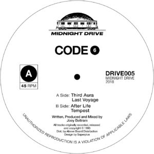 Code 6 (aka Joey Beltram)/THIRD AURA 12