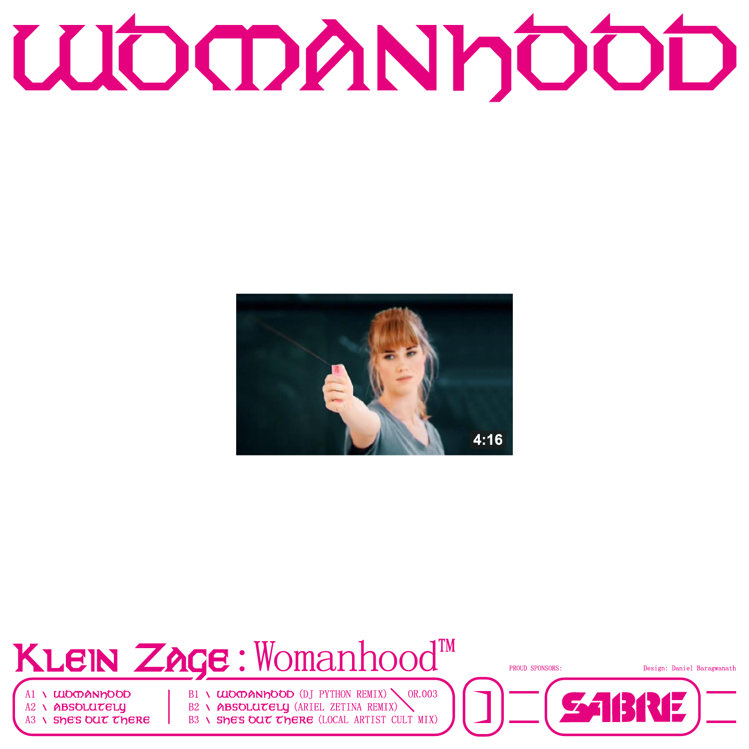 Klein Zage/WOMANHOOD EP 12