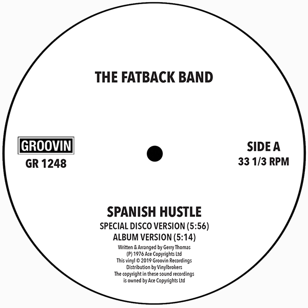 Fatback Band/SPANISH HUSTLE 12