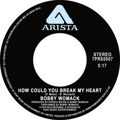 Bobby Womack/HOW COULD YOU BREAK... 7