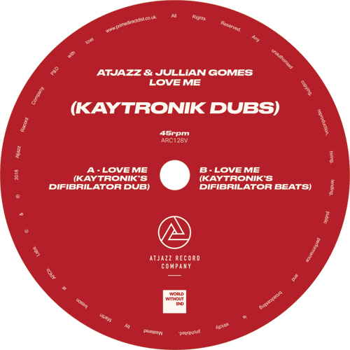 Atjazz/LOVE ME (KAYTRONIK DUBS) 12