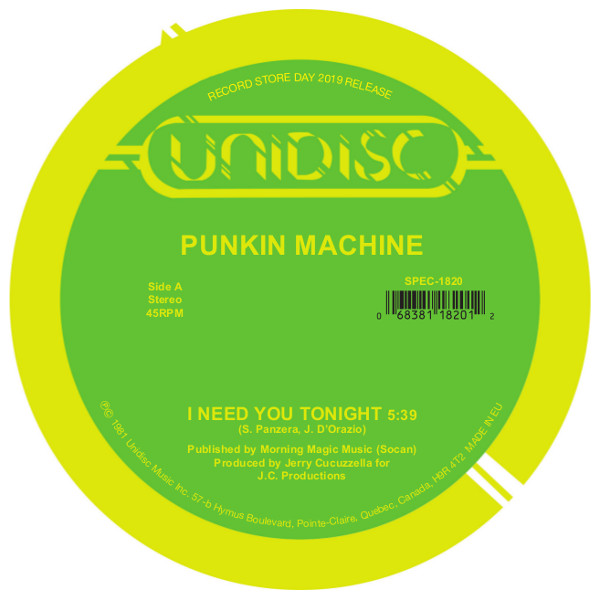 Punkin Machine/I NEED YOU TONIGHT 12