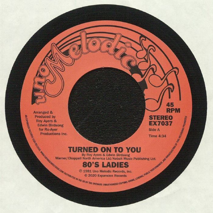 Eighties Ladies/TURNED ON TO YOU 7"