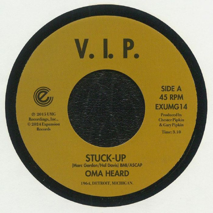 Oma Heard/STUCK UP & WHEN SOMEONE'S 7"