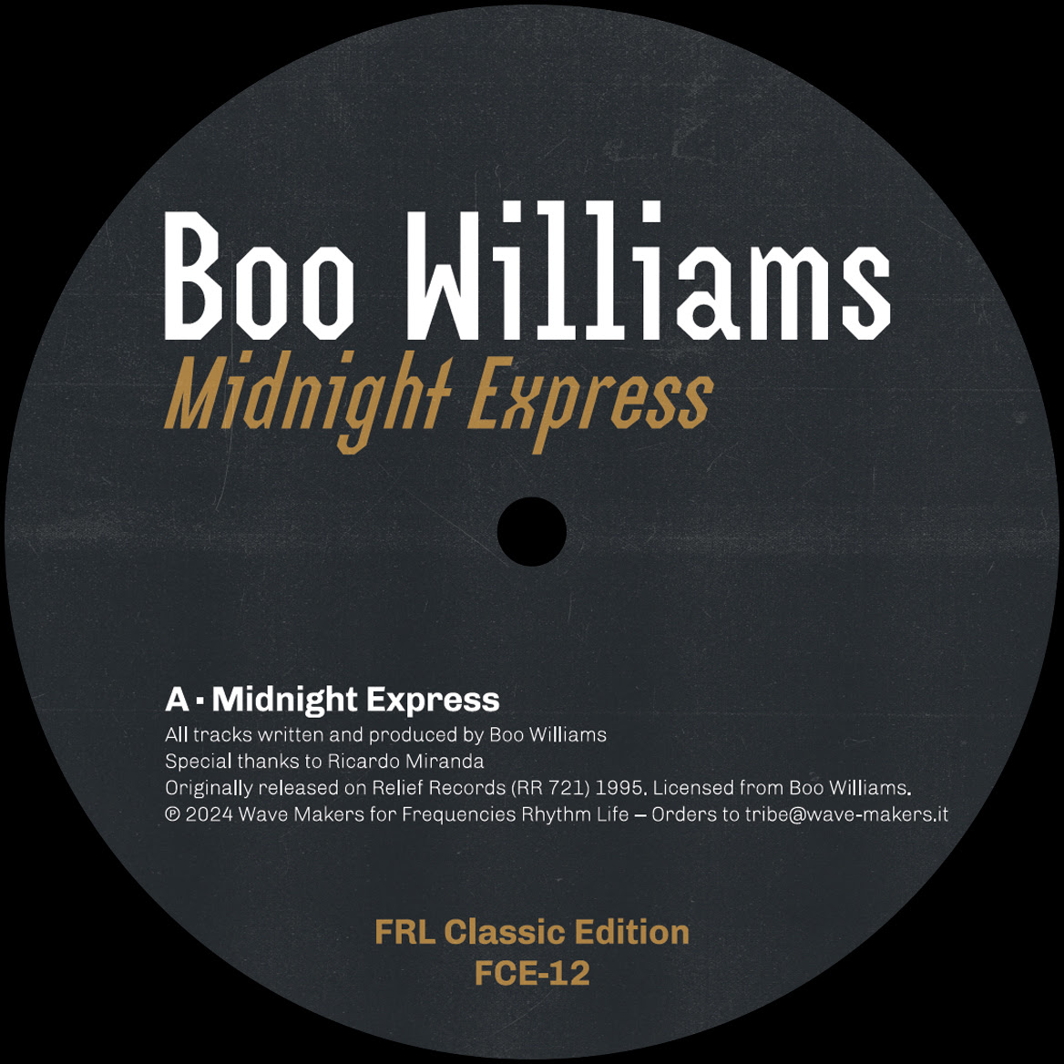 Boo Williams/MIDNIGHT EXPRESS 12"