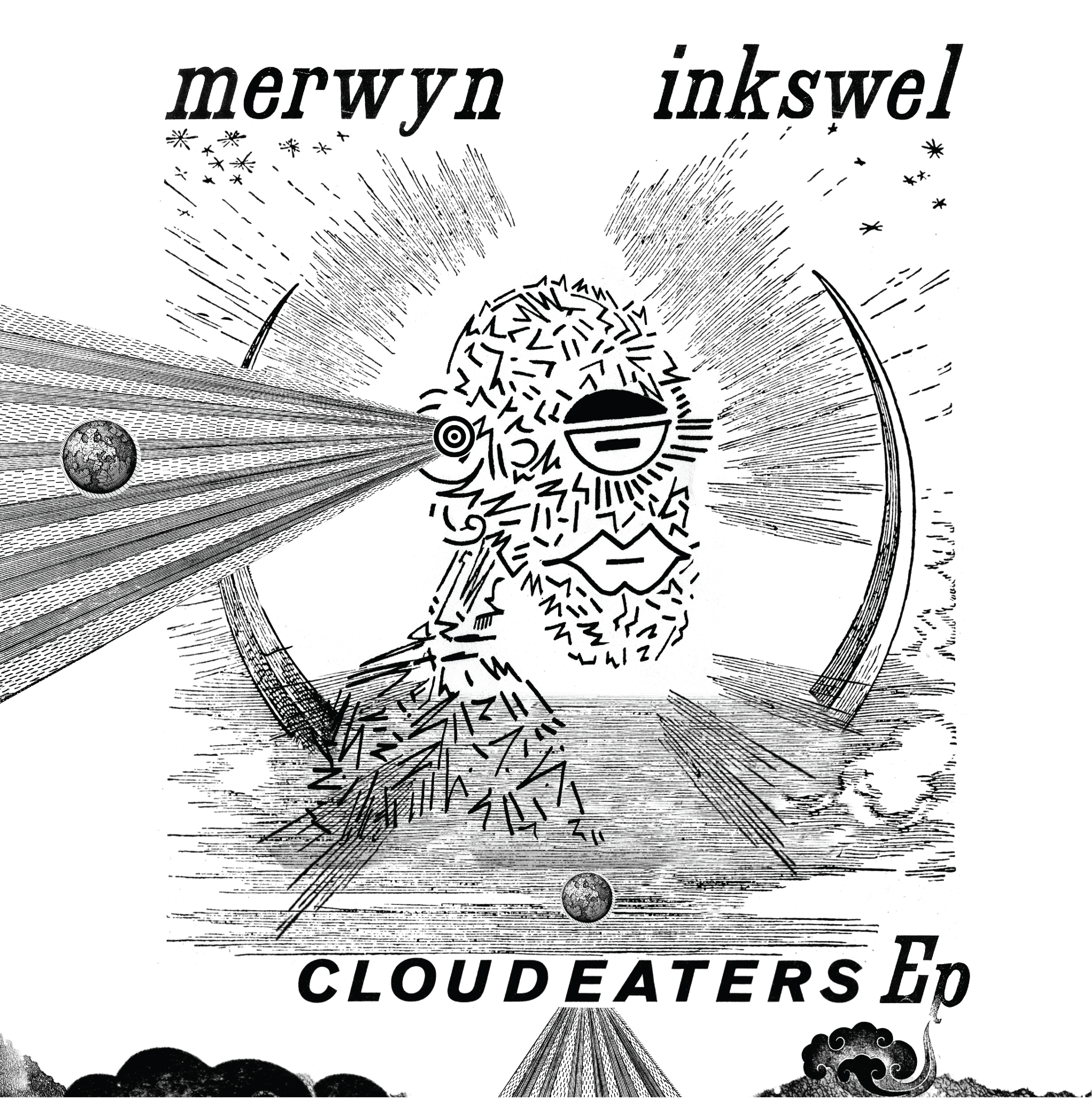 Merwyn & Inkswel/CLOUDEATERS EP 12"