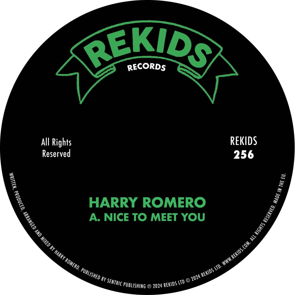 Harry Romero/NICE TO MEET YOU 12"