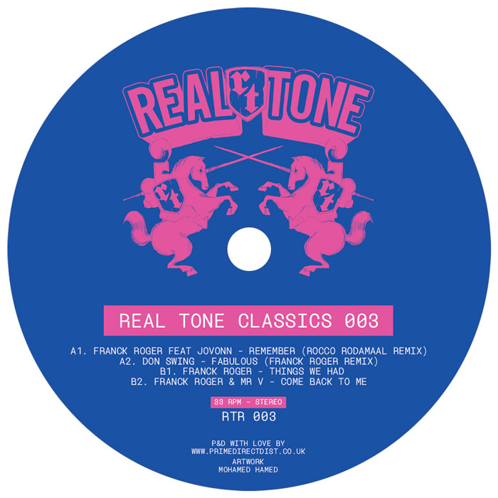 Franck Roger/REAL TONE CLASSICS 003 12"