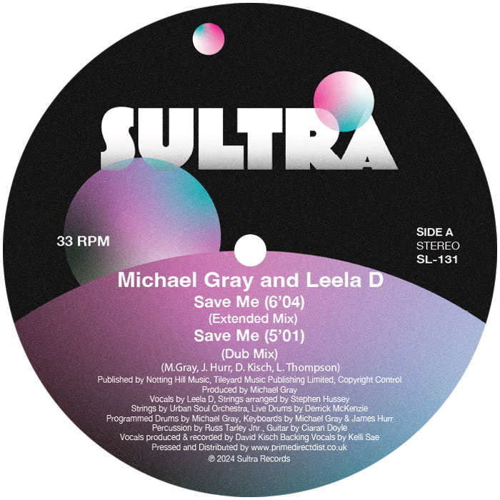 Michael Gray/SAVE ME 12"