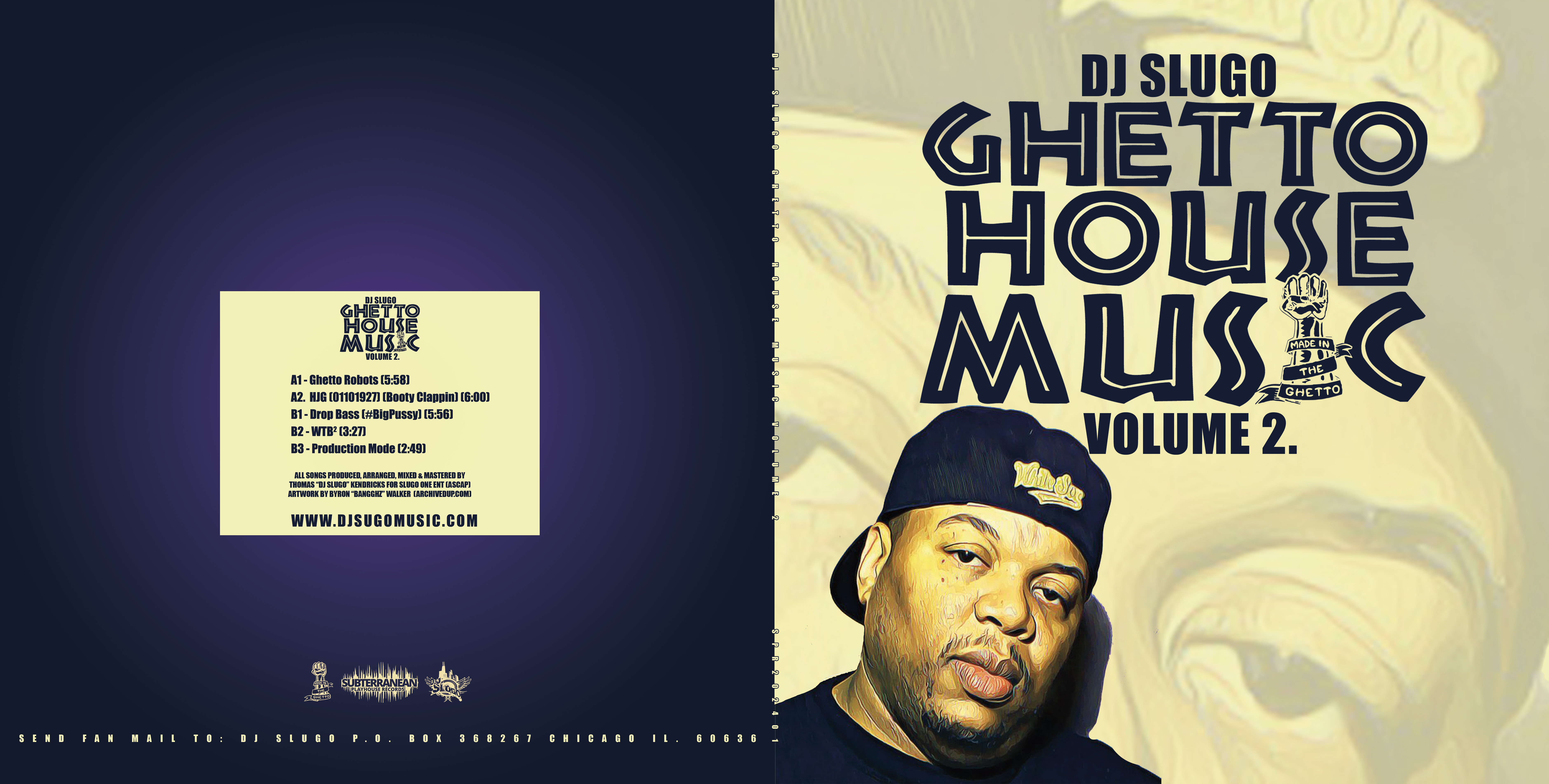 DJ Slugo/GHETTO HOUSE MUSIC VOL. 2 12"