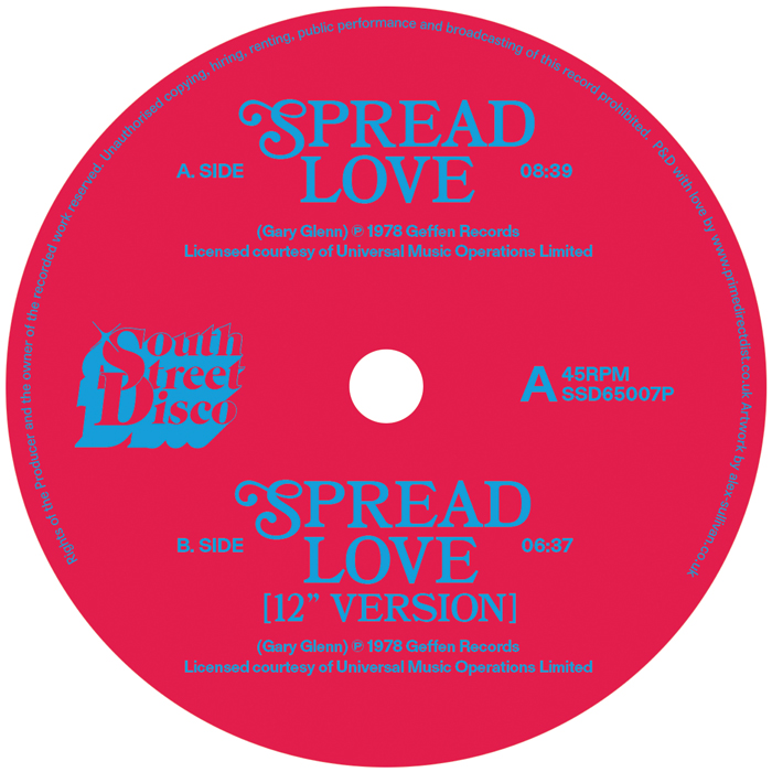 Al Hudson/SPREAD LOVE 12"