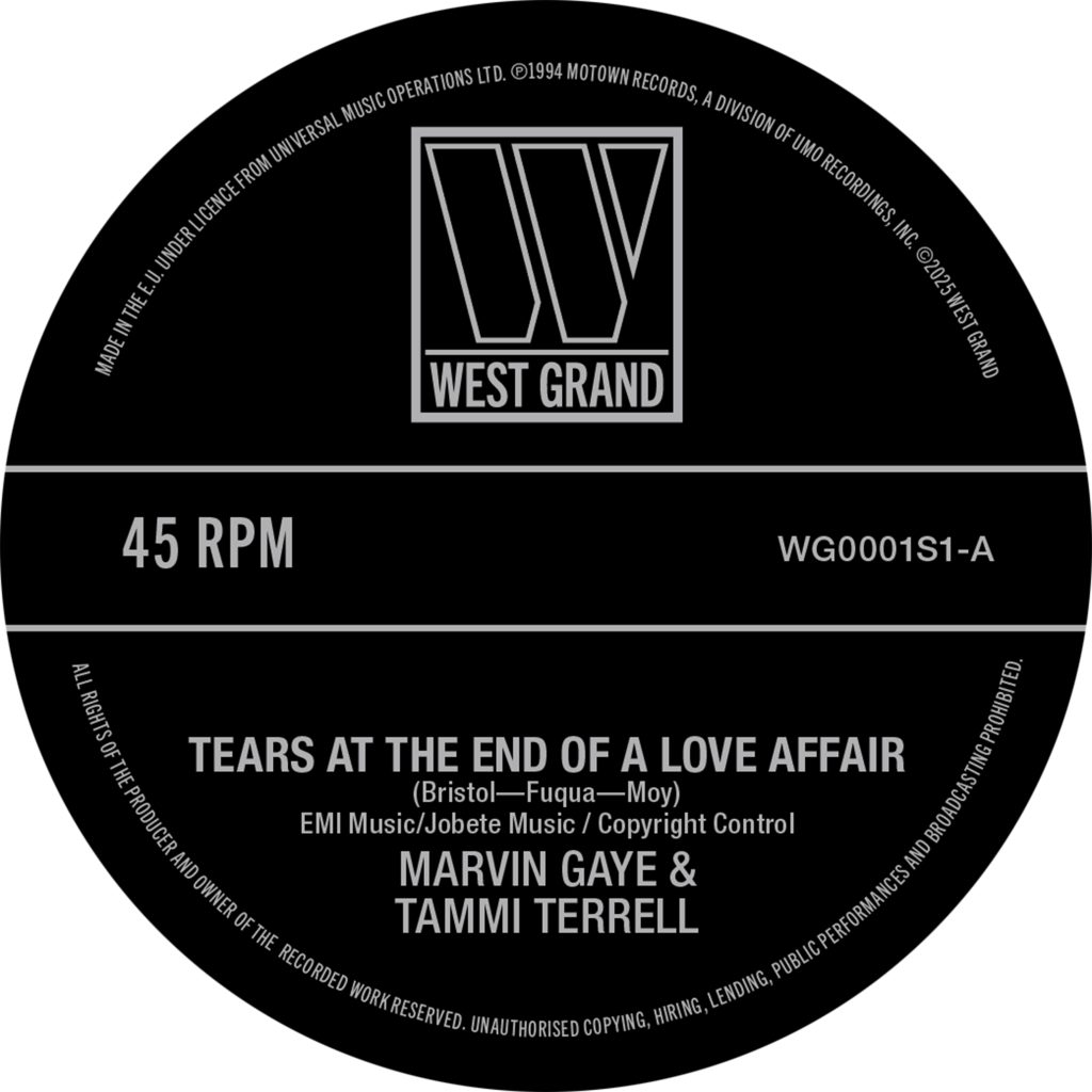 Marvin Gaye/TEARS AT THE END OF A... 7"