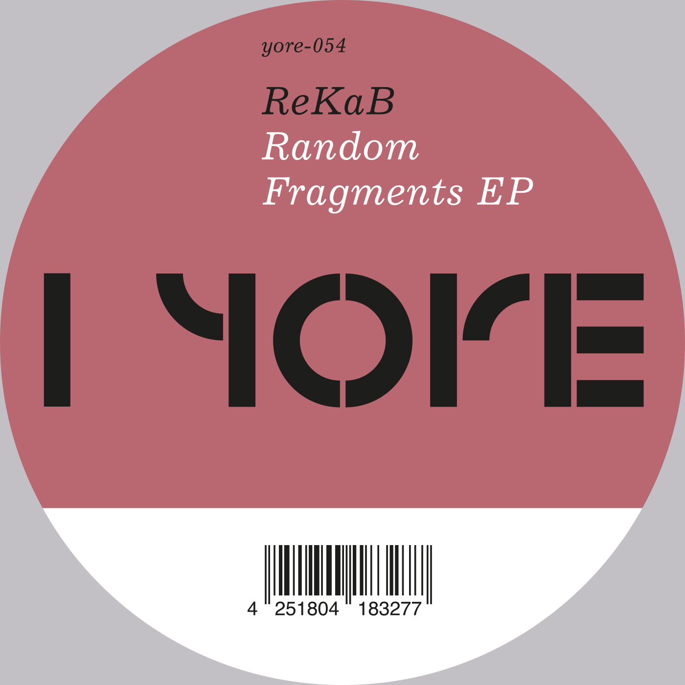 ReKaB/RANDOM FRAGMENTS EP 12"