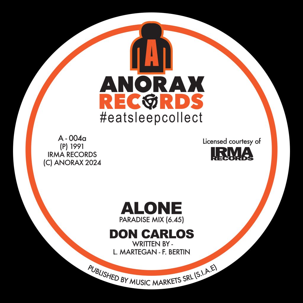 Don Carlos/ALONE (2 VERSIONS) 10"