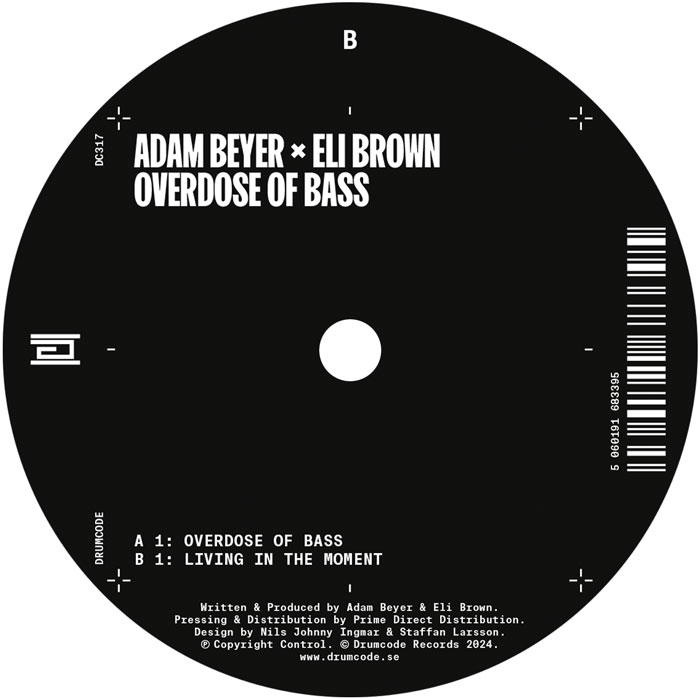 Adam Beyer & Eli Brown/OVERDOSE OF BASS 12"