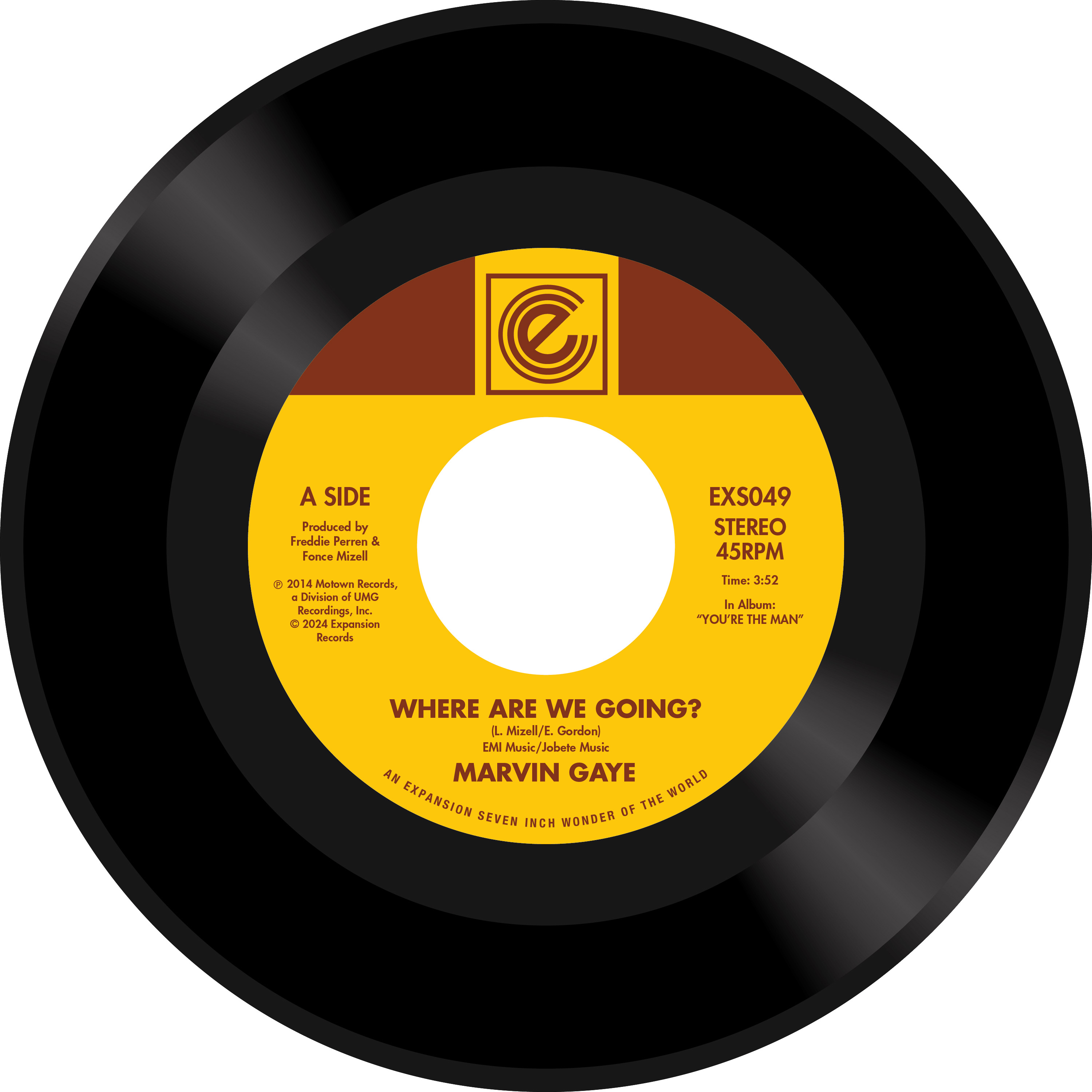 Marvin Gaye/WHERE ARE WE GOING 7"