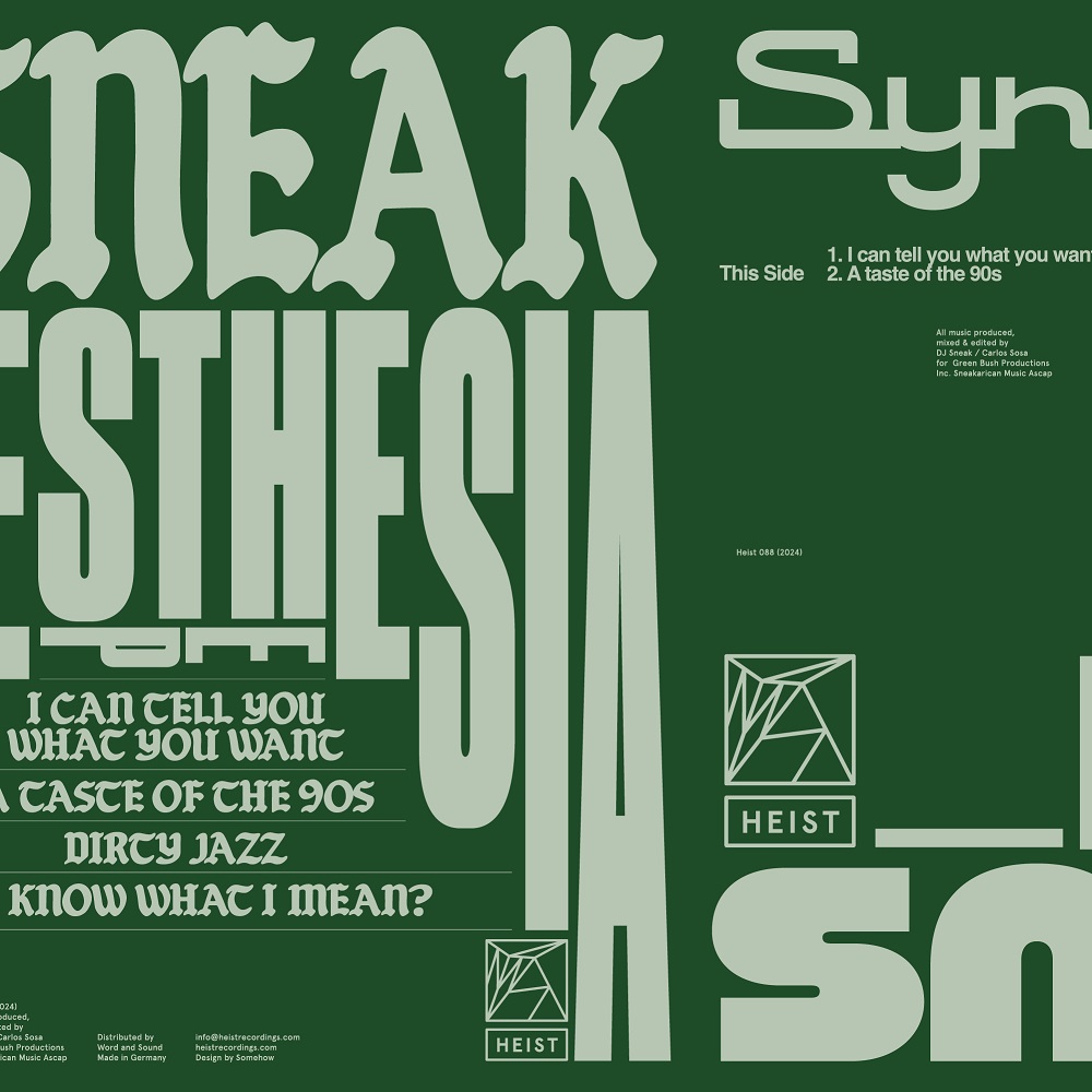 DJ Sneak/SYNESTHESIA EP 12"