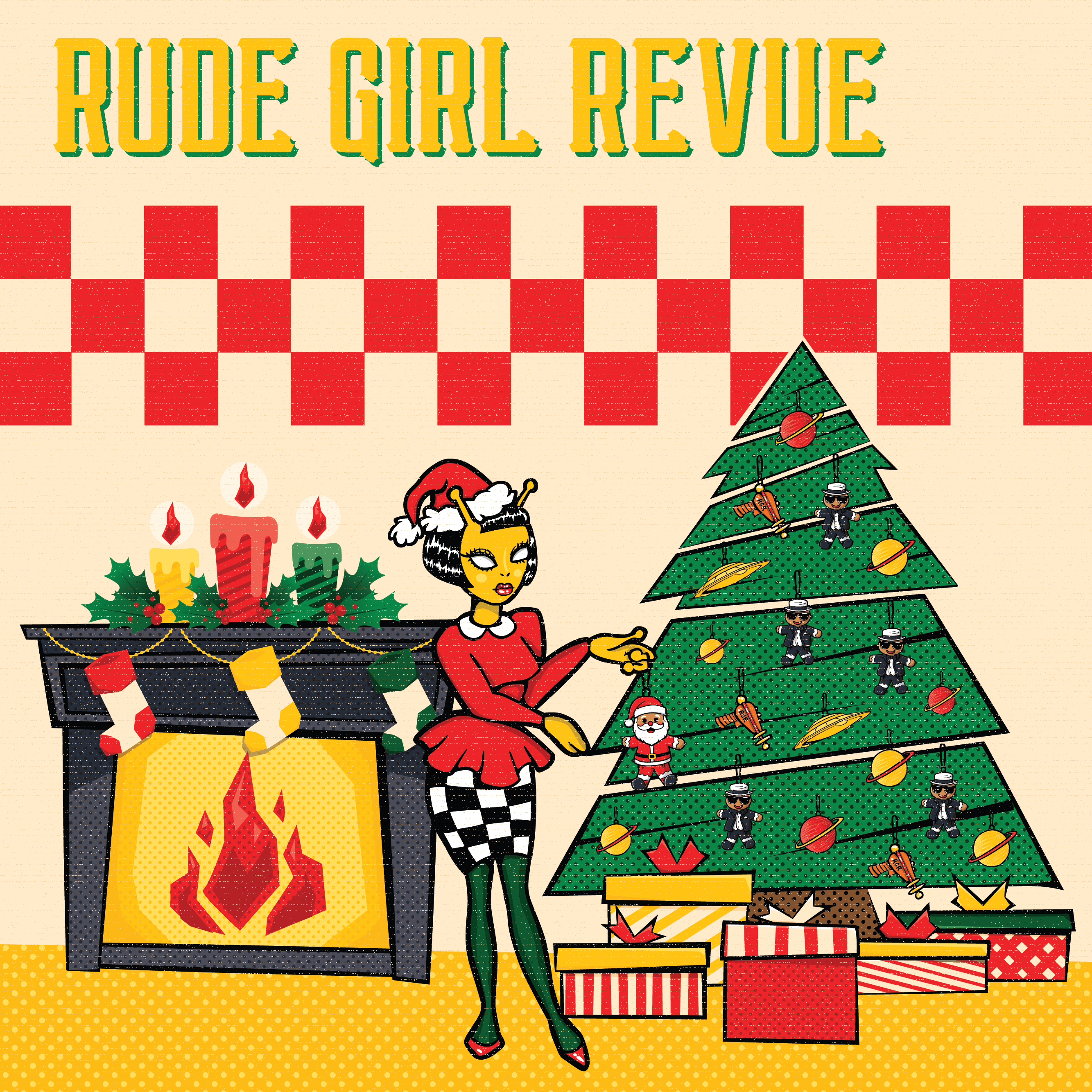 Rude Girl Revue/CHRISTMAS (COLOR) 7"