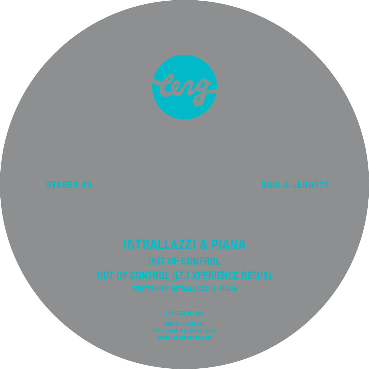 Intrallazzi & Piana/99% STORIES EP 12"