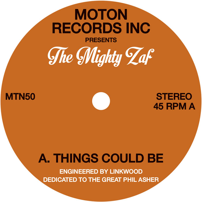 Mighty Zaf/THINGS COULD BE 12"