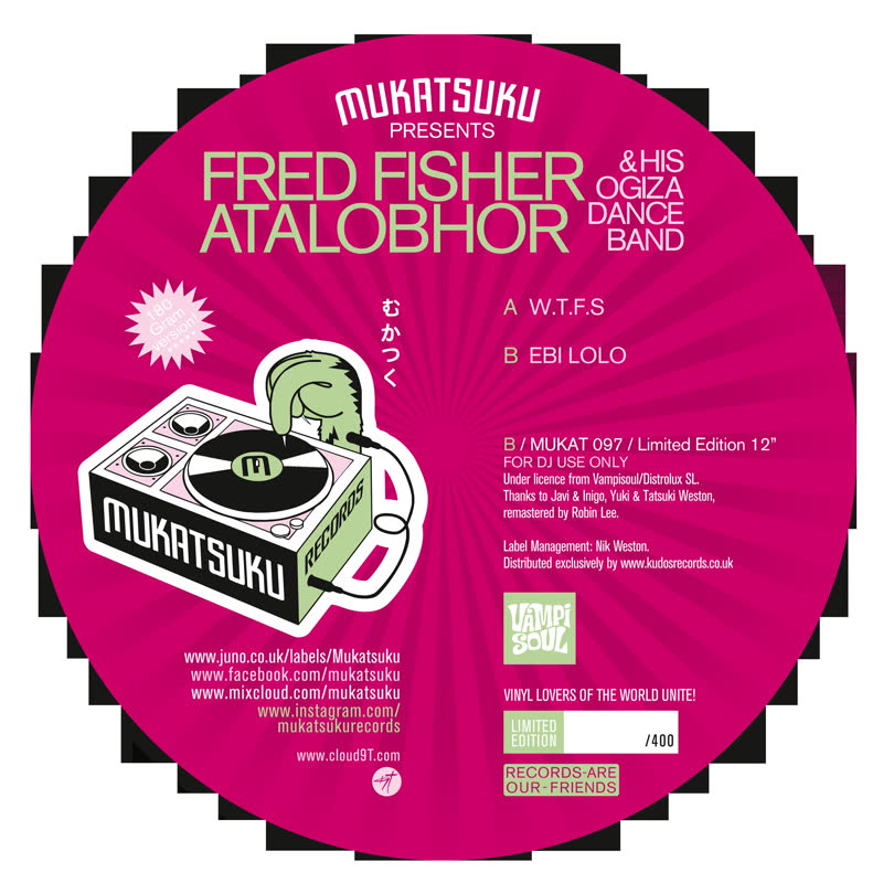 Fred Fisher Atalobhor/W.T.F.S 12"