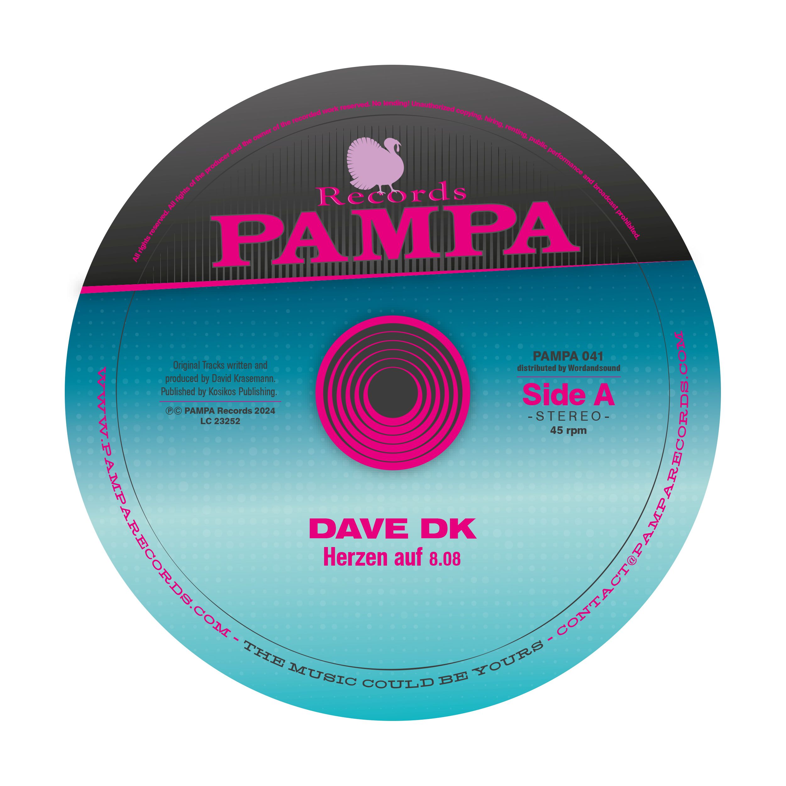 Dave DK/HERZEN AUF 12"