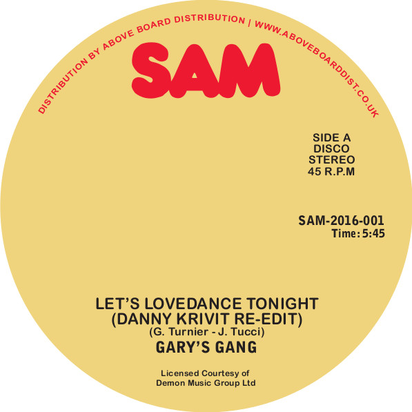 Gary's Gang/LET'S LOVEDANCE TONIGHT 12"