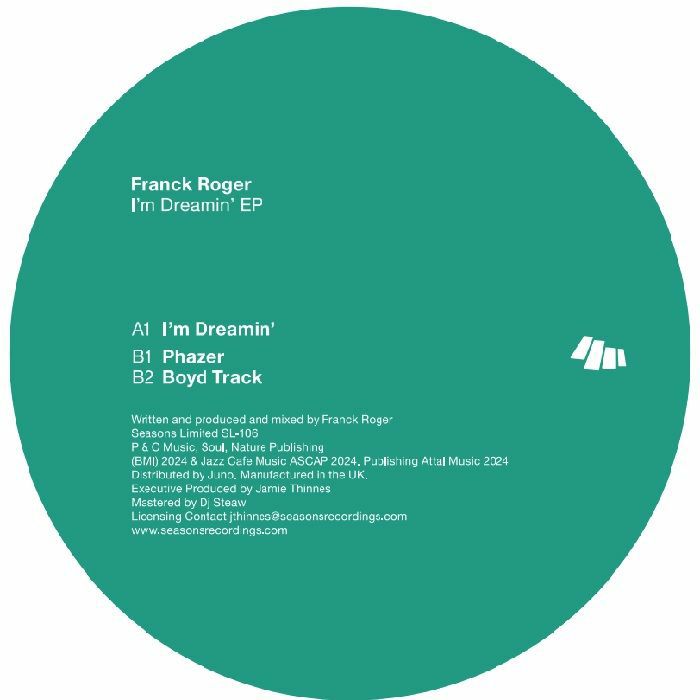 Franck Roger/I'M DREAMIN' EP 12"