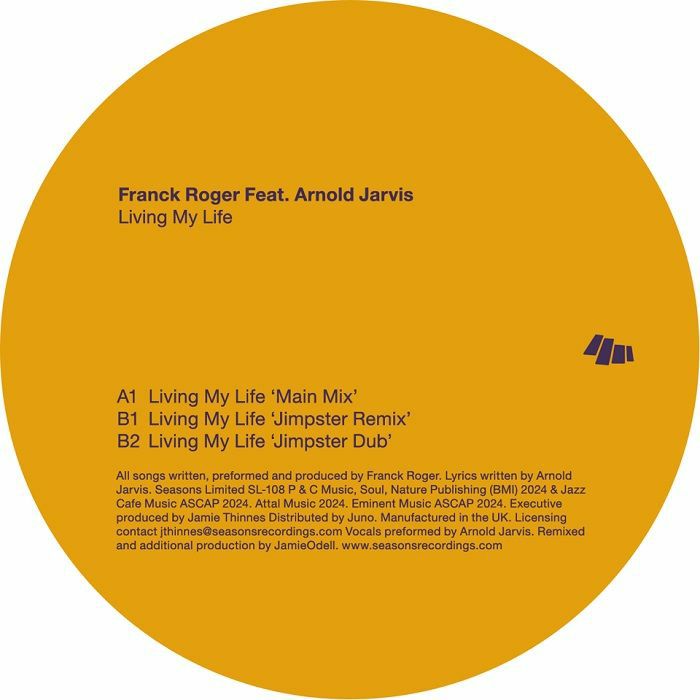 Franck Roger/LIVING MY LIFE 12"