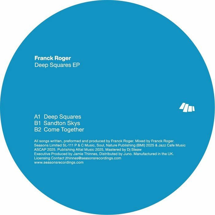 Franck Roger/DEEP SQUARES EP 12"