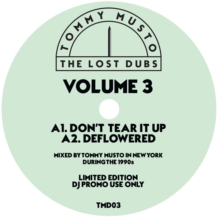 Tommy Musto/THE LOST DUBS VOL. 3 12"