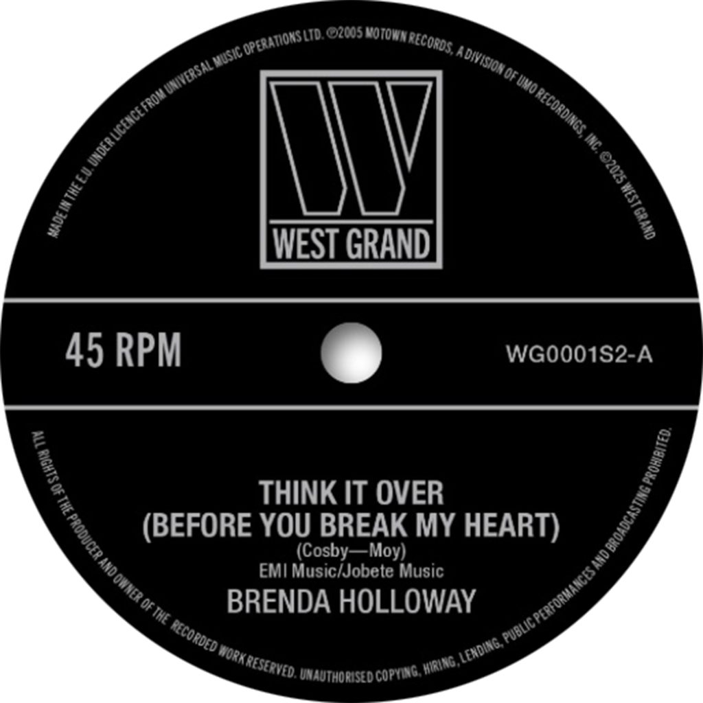 Brenda Holloway/THINK IT OVER 7"